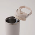 Alberto stainless steel double wall travel bottle, beige 900ml 9*10*24cm image number 2