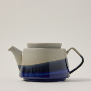 Grey and blue porcelain English tea cups set 13 pcs