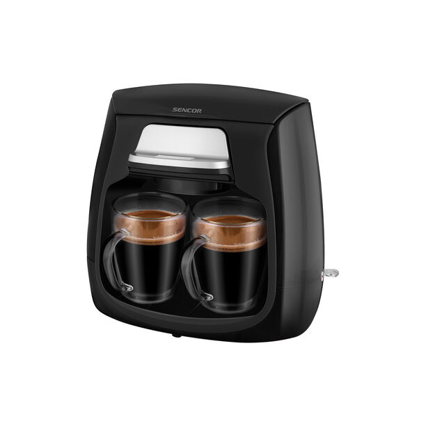 Sencor electric black coffee maker 500W, 300ml image number 1