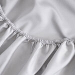 Ambra 6pcs 1000tc egyptian cotton sheet set beige size king image number 5