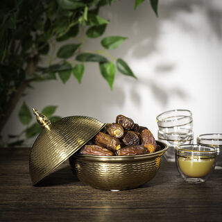 Date Bowl Steel Tamar Gold
