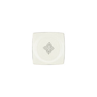 La Mesa metalic beige bone porcelain dinner set 85 pcs