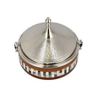 Small Food Warmer nickel Plated