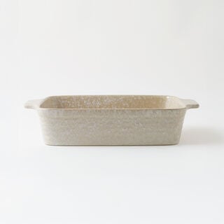  La Mesa oven to table wavy rectangular dish 33*22.5*7cm, beige