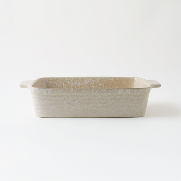  La Mesa oven to table wavy rectangular dish 33*22.5*7cm, beige image number 2