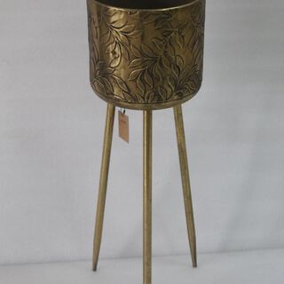 Metal Planter Gold