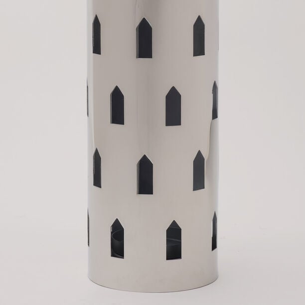 Homez Ramora Collection Lantern, Silver, 11*11*47 Cm image number 2