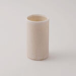 Homez Polyresin Toilet Brush Holder With Brush, Beige 9.6*9.6*42Cm image number 2