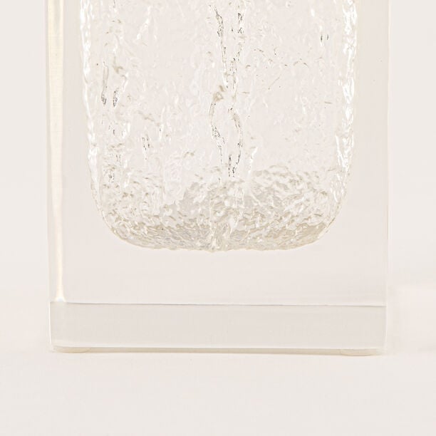 Homez Clear and Brushed Bronze High Clear Polyresin Lotion Dispenser, 7.5*7.5*17.2 Cm image number 3