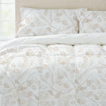 Cottage 4pcs boho leaf comforter set single 160*240cm image number 1