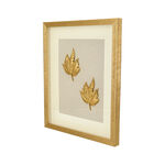 Shadow Box With Frame Golden Leaf Golden image number 1