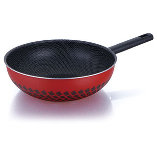 Pentola aluminum non stick pan wok, black 45.5*26*8cm