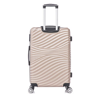 Travel vision durable ABS 4 pcs luggage set, champagne