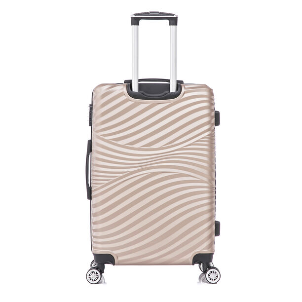 Travel vision durable ABS 4 pcs luggage set, champagne image number 4