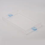 Dallaty Acrylic Tray With Blue Color Handle, 59.5*30*5 Cm image number 0