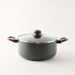 Alberto brown granite cooking pot 24 cm image number 0