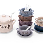 21 Pcs Porcelain Soup Tureen image number 1