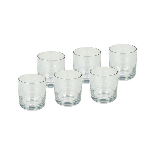 Set Of 4 Clear Dof With Green image number 0