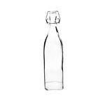 Glass Bottle With Metal Clip Lid image number 0