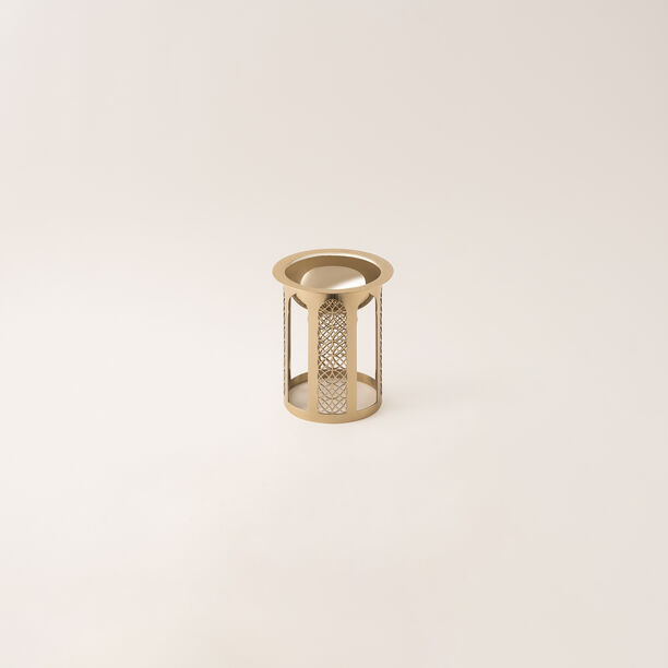 Qourb gold steel nut bowl image number 0