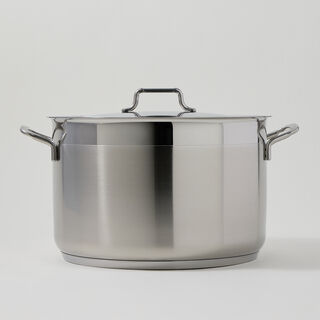 Alberto 14pcs stainless steel anett cookware set with glass lids