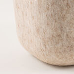 هومز سلة تخزين من قماش فيلت 25*13*14سم، أوف وايت image number 3