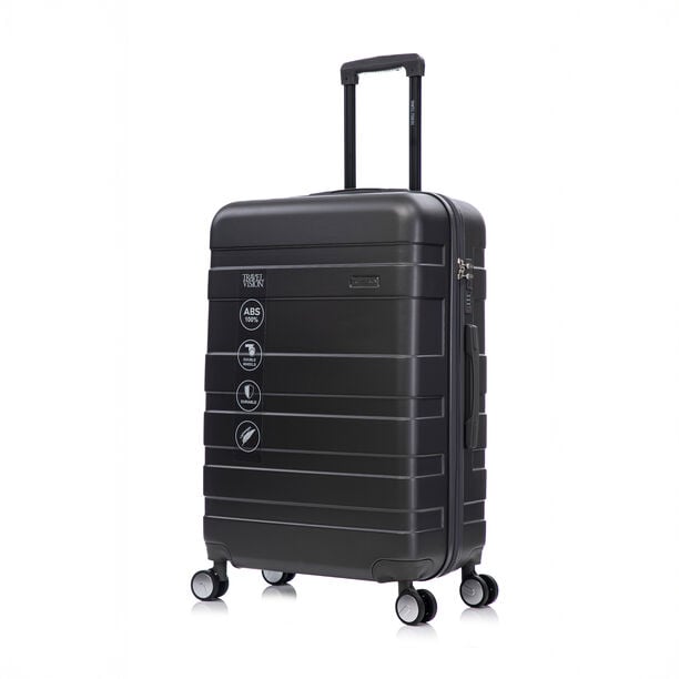 Travel Vision Abs Wheeled Suitcase, Dark Grey, 28 Inch, 50*29*76.5 Cm image number 0