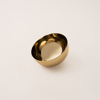 Oulfa gold steel nuts bowl