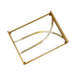 1Pcs Glass And Metal Tray Gold Blushed image number 3