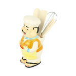 Ceramic Smiling Chef Utensil Holder L:23Cm image number 1