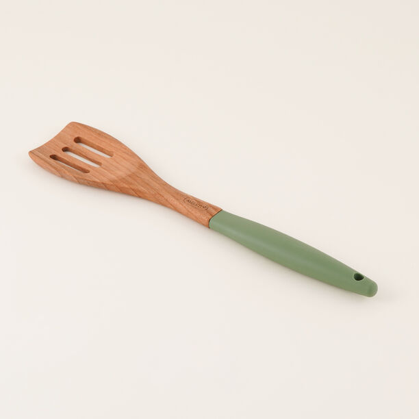 Alberto Wooden Cooking Spoon, Green, 38 Cm image number 0