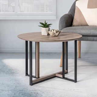 Side Table Wood And Metal