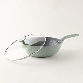 Alberto green granite deep frypan 30 cm