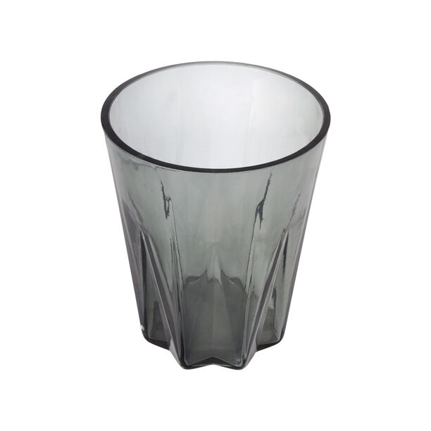 Glass Waste Bin Grey Casa Blanca image number 0