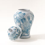 Homez blue and white ceramic vase 20*20*36 cm image number 1