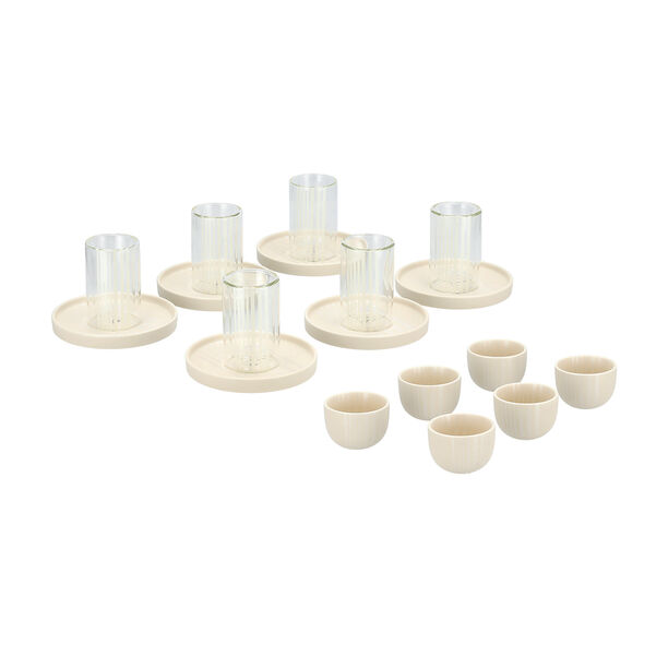 18Pcs Arabic Tea and coffe set image number 1