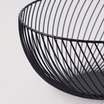 Alberto metal wire fruit basket 25.5*25.5*11.8cm, black image number 2