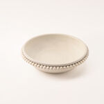 Selah beige stoneware plate 34*34*7 cm image number 1