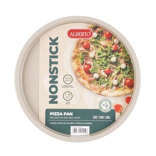 Alberto Beige Pizza Pan 35.2*35.2*2.5Cm