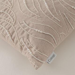 Cottage beaded wave cushion