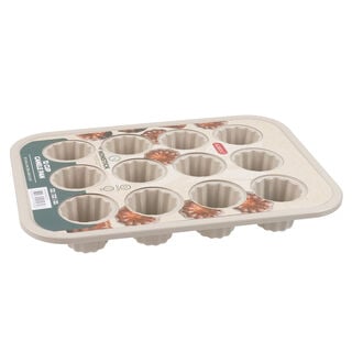 Alberto 12 Cup Canele Pan, Beige