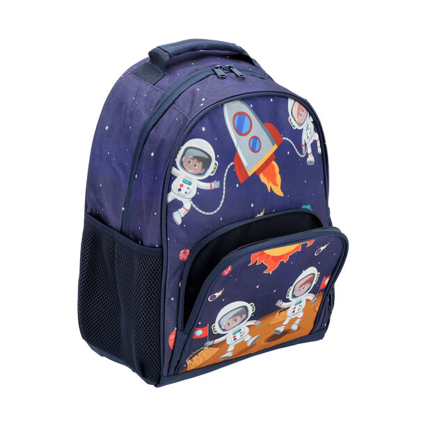 حقيبة ظهر مدرسية حجم صغير   30.5*15*38 سم   الفضاء image number 2