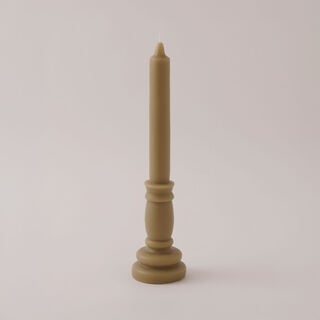 Homez Soya Wax Tower Candle, Beige 6*30Cm