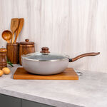 Alberto brown deep fry pan 30 cm image number 7