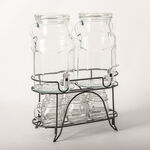 La Mesa 9 pcs glass juice dispensser and juice cups 3.1 L image number 1