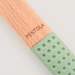 Pentola wood spoon, silicone handle, green 30*6.9*1.5 cm image number 2