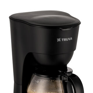 Truva Black Glass Coffee Maker 1.5L, 10 Cups