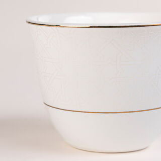 Zukhroof 28Pc Porcelain Tc Set Thumanya White Serve 6