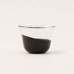 دلتي فناجين قهوة زجاجية 6 قطع باللون الأسود image number 2