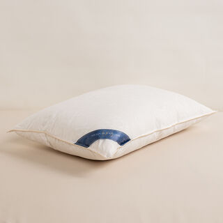 مخدة قطن فائقة النعومة باللون الأبيض من بوتيك بلانش